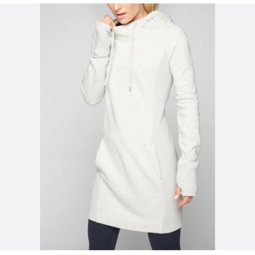 Athleta Hoodie Sweatshirt Dress/Tunic
